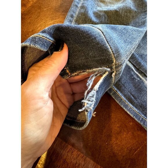 Rag & Bone Jeans Womens Size 26 Blue New Quay Wash Split Hem The Crop - Picture 14 of 14